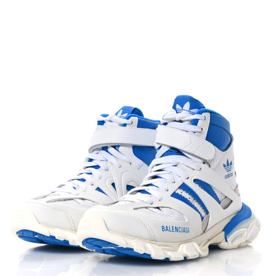 BALENCIAGA X ADIDAS Calfskin Fabric Mesh Womens Triple S