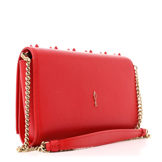 Christian Louboutin　クリスチャンルブタン　パロマ　クラッチ Paloma Clutch ブラック カーフレザー - Bags - Women