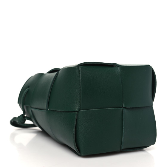 【BOTTEGA VENETA】Cassette Bag Raintree Bottega Veneta Cassette Crossbody Bag Small Intreccio