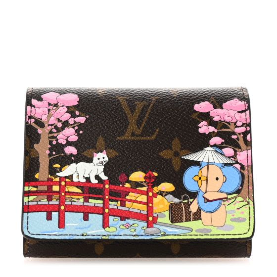 ☆COURONNE☆ Louise Card Wallet RHWGX24641NAX LOUIS VUITTON Monogram 2021 Christmas Animation Japanese