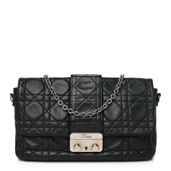 Diorかばん Christian Dior Trotter Jacquard Leather Shoulder bag Hobobag