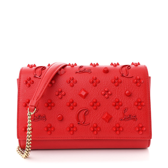 ルブタン　PALOMA CLUTCH パロマクラッチバッグ Paloma Clutch ブラック カーフレザー - Bags - Women