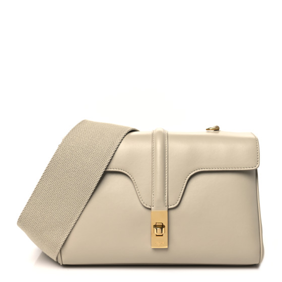 CELINE Smooth Calfskin Teen Soft 16 Shoulder Bag Trench