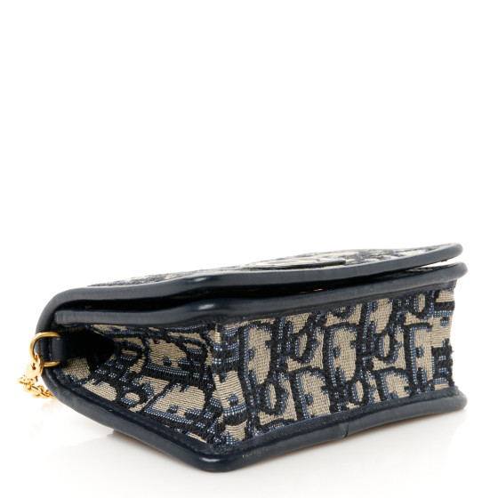 【こなれ感が一際UP】Dior★30 Montaigne 2-in-1 ポーチ 2-in-1 30 Montaigne Pouch Blue Dior Oblique Jacquard | DIOR
