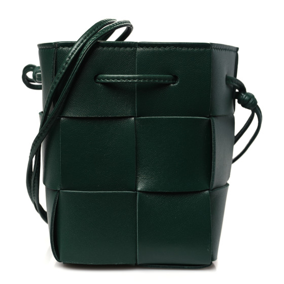 BOTTEGA VENETA Nappa Maxi Intrecciato Mini Cassette Bucket