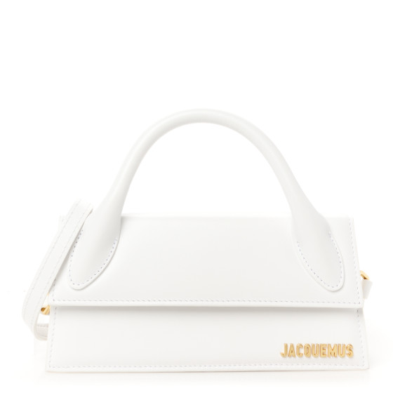 JACQUEMUS Smooth Calfskin Le Chiquito Long White 1664171