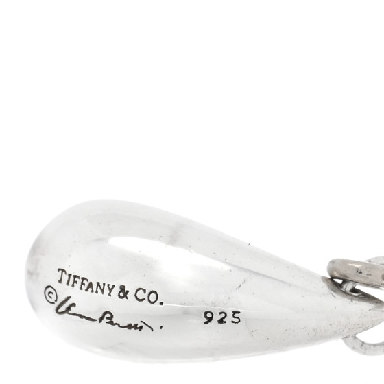 ラブブ Tears of Angels TIFFANY Sterling Silver Elsa Peretti Teardrop Earrings