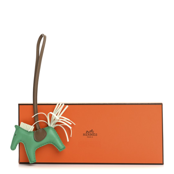 希少品★送料込【HERMES】Birdy Charm Epsom Mysore Swift Milo New Hermes Birdy Charm Epsom Mysore Leather Bleu Brume Rose