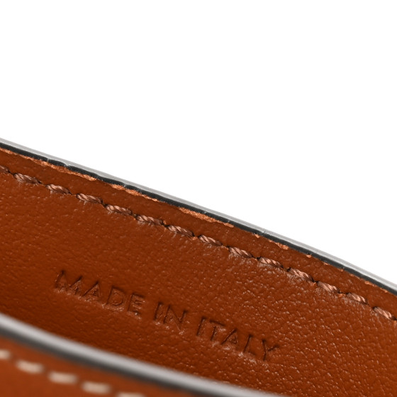 【CELINE】CARD HOLDER IN TRIOMPHE CANVAS WITH CELINE PRINT Celine Business Card Holder In Triomphe Canvas And Lambskin Tan