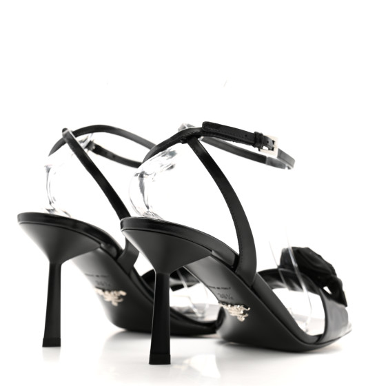 PRADA オルゴール 黒 プラダ PRADA ローファー オックスフォード トライアングルロゴ
