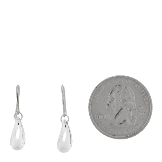 TIFFANY Sterling Silver Elsa Peretti Teardrop Earrings