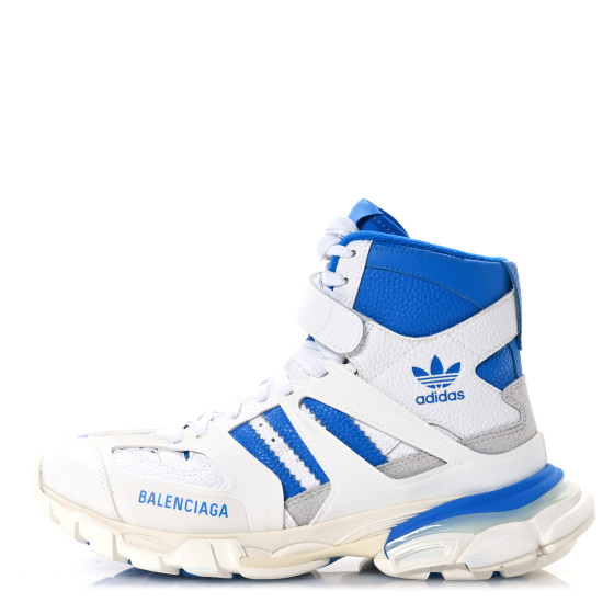 BALENCIAGA X ADIDAS Calfskin Fabric Mesh Womens Triple S