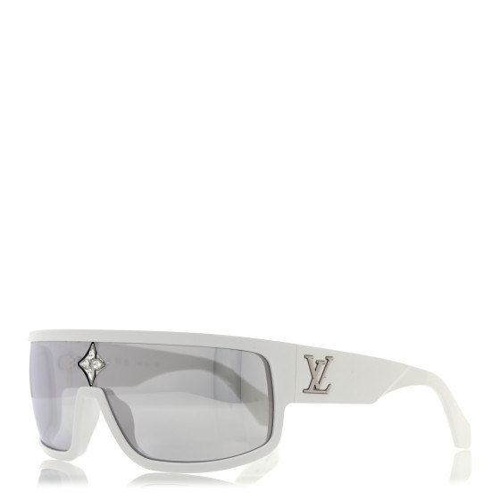 LOUIS VUITTON Acetate Crystal Cyclone Sport Mask Sunglasses
