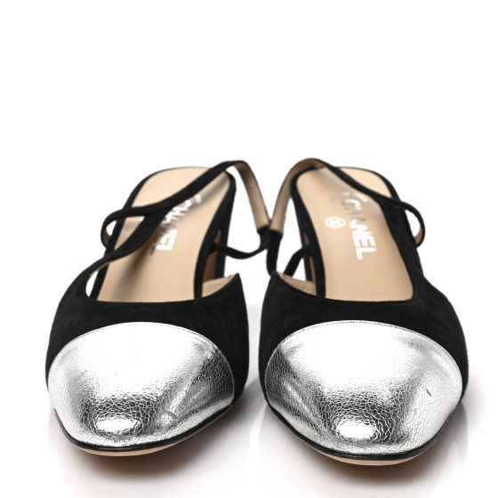 【CHANEL】スエードモカシン CHANEL Suede Calfskin CC Chain Mocassin Loafers 37.5 Brown