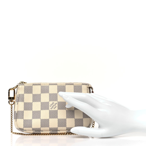 Louis Vuittonミニポーチ Louis Vuitton Mini Pochette Accessoires Black Beige