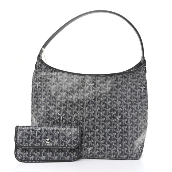 在庫わずか★送料込♪【GOYARD】Boheme Hobo PM バッグ Grey GOYARD Goyardine Boheme Hobo Grey 1588228 | FASHIONPHILE