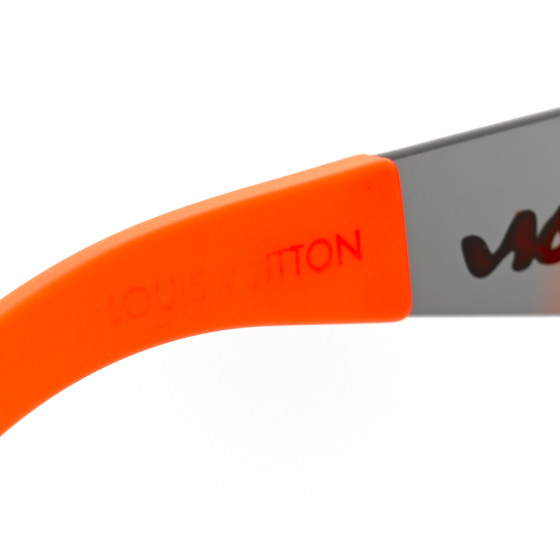 VUITTONスープラ LOUIS VUITTON Graffiti Sunglasses Z0244U Neon Orange 1326461
