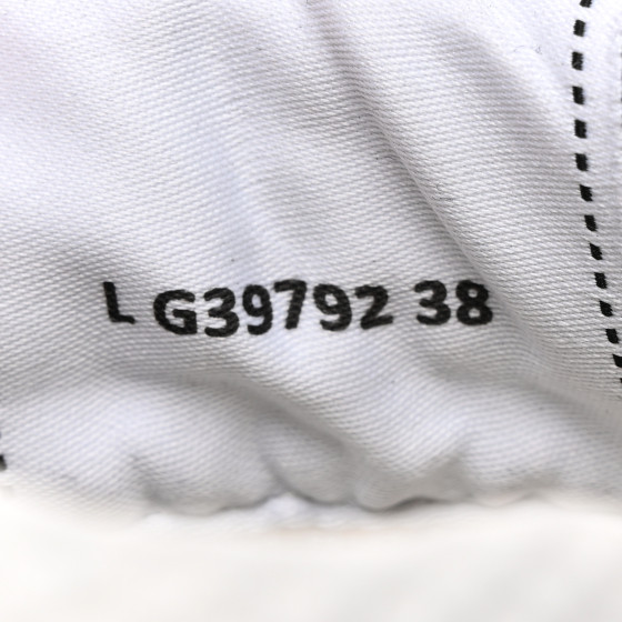 CHANEL Fabric Laminated Calfskin Stretch CC Womens Sneakers