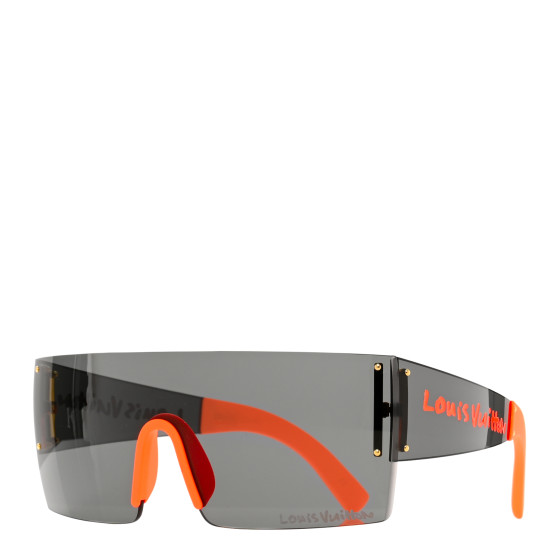 VUITTONスープラ LOUIS VUITTON Graffiti Sunglasses Z0244U Neon Orange 1326461