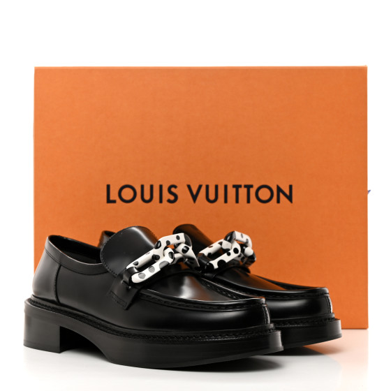 超美品✨️LOUIS VUITTON Academy Line 厚底 ローファー ルイ・ヴィトン(LOUIS VUITTON)ルイ・ヴィトン アカデミーライン