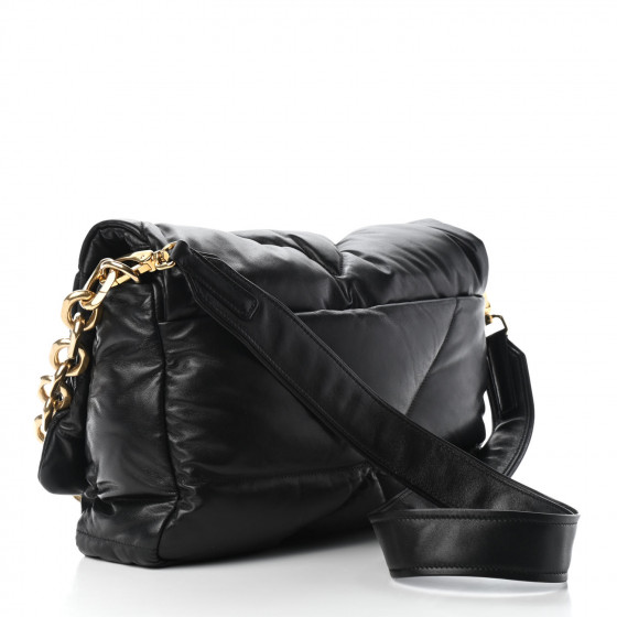 VIP価格.PRADA Quilted Nappa Shoulder Bag 関税送料込 Prada Women's Quilted Nappa Leather Shoulder Bag, Black