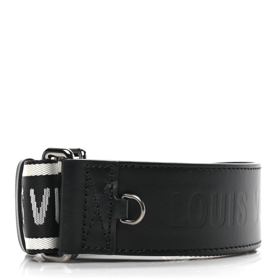 Louis Vuitton ブラック ベルト Louis Vuitton Belt Initiales Damier Graphite Black/Grey in