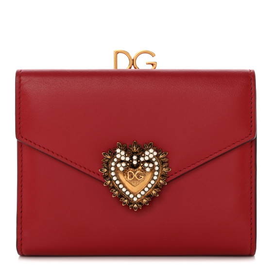 関税送料無料【Dolce & Gabbana】DEVOTION ZIP-AROUND WALLET Zip-around Devotion wallet in Black for Women
