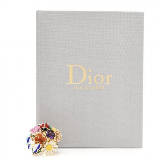 クリスチャンディオール テディ CHRISTIAN DIOR 18K Yellow Gold Diamond Amethyst Lacquer