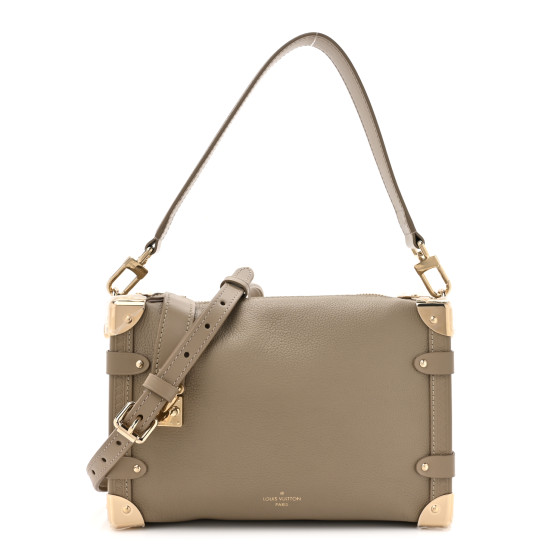 その他 LOUISVULTTON LOUIS VUITTON Calfskin Side Trunk MM Taupe 1640841