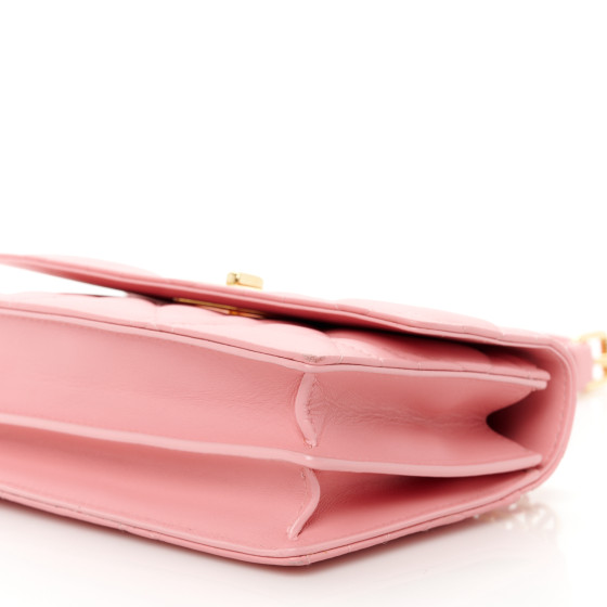 【新作のピンクカラーあり】Dior Miss Caro ミニバッグ Miss Caro Mini Bag Powder Pink Macrocannage Lambskin | DIOR