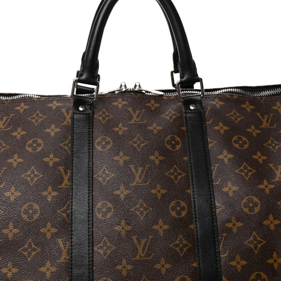LOUIS VUITTON Monogram Macassar Keepall Bandouliere 55