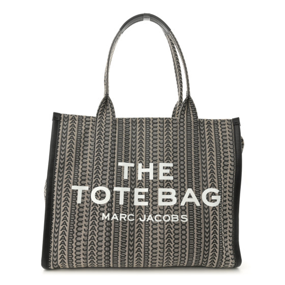 トートバッグ The Large Tote - Marc Jacobs - Cotton - Printed 0400021641061_BLACKWHITE?wid=