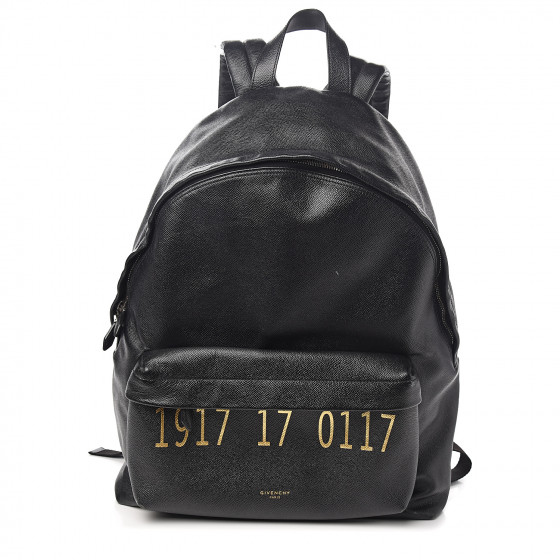 GIVENCHY　リュック GIVENCHY Textured Calfskin Print Backpack Black 565289