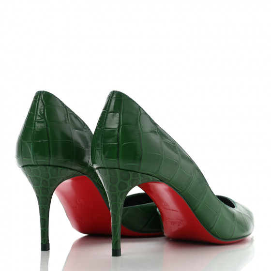 Christian Louboutin｜Iriza セージグリーン スエードパンプス CL21130S-Christian-Louboutin-