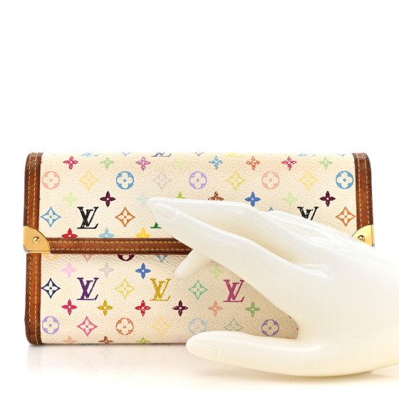 小物 Louis Vuitton Proto Tresor International LOUIS VUITTON Monogram Multicolor Porte Tresor International
