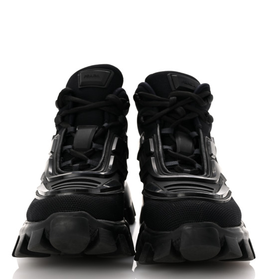 PRADA Rubber Technical Knit Fabric Cloudbust Thunder