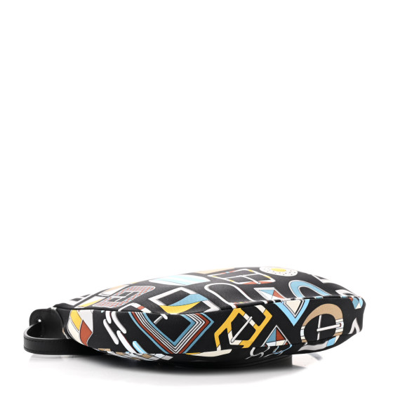 【Bleu Marine / Craie / Noir】HERMES Sursoie To Go バッグ HERMES Silk Sursoie To Go Pouch Bleu Marine Craie Black