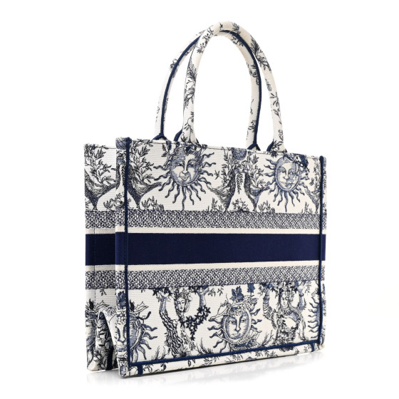 DIOR MEDIUM BOOK TOTE Toile de Jouy Soleil トートバッグ CHRISTIAN DIOR Canvas Embroidered Large Toile de Jouy Soleil