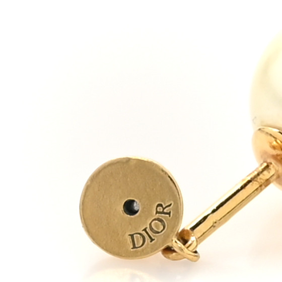 CHRISTIAN DIOR Crystal Pearl My ABCDior P Tribale Earring