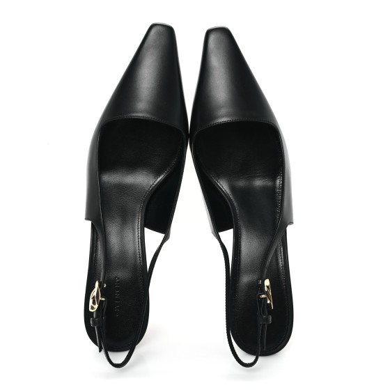 半額SALE★ Cube G Calfskin GIVENCHY 50mm Black 37 Pumps Slingback 靴