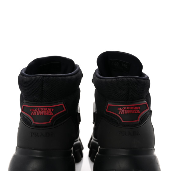 PRADA Rubber Technical Knit Fabric Cloudbust Thunder High
