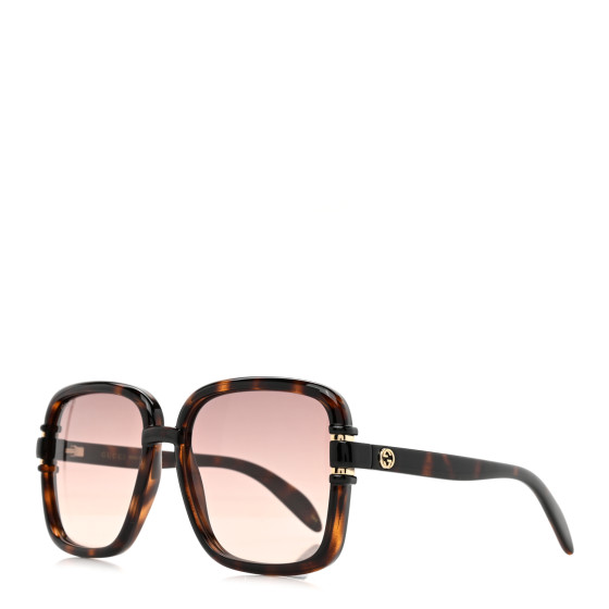GUCCI Acetate Interlocking G Square Sunglasses GG1066S