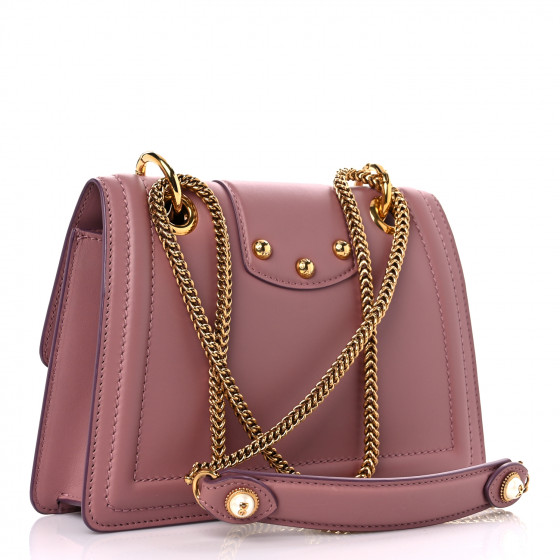 希少 DOLCE&GABBANA ドルガバ SMALL DG AMORE BAG IN CALFSKIN DOLCE & GABBANA Smooth Calfskin Small DG Amore Envelope Bag