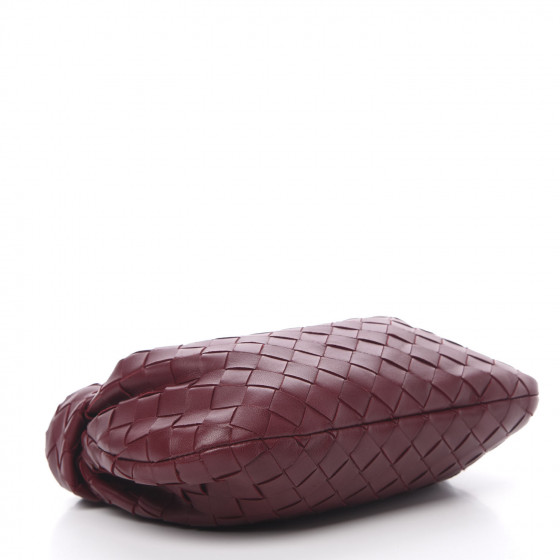 BOTTEGA VENETA Nappa Intrecciato Mini Jodie Burgundy 617366