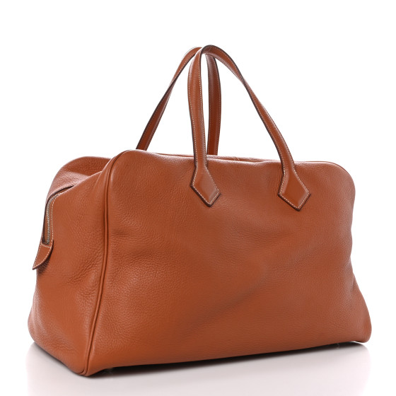 HERMES Taurillon Clemence Victoria II 43 Gold 1461822