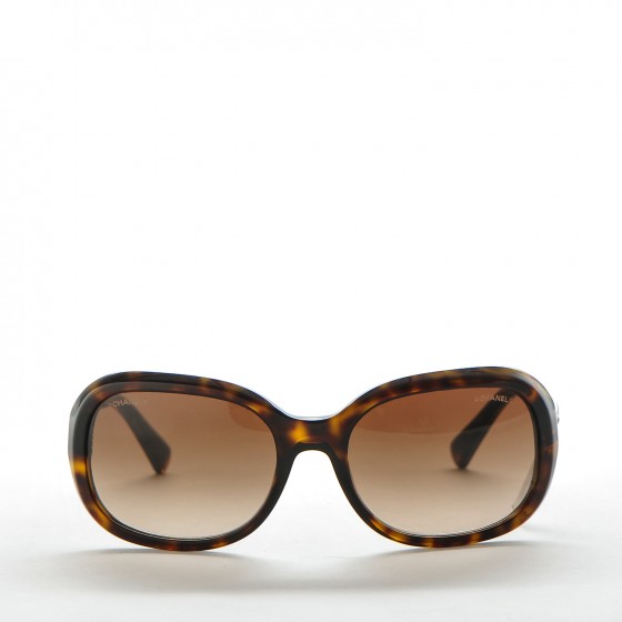 CHANEL Tortoise Shell CC Sunglasses 5286 189406 | FASHIONPHILE
