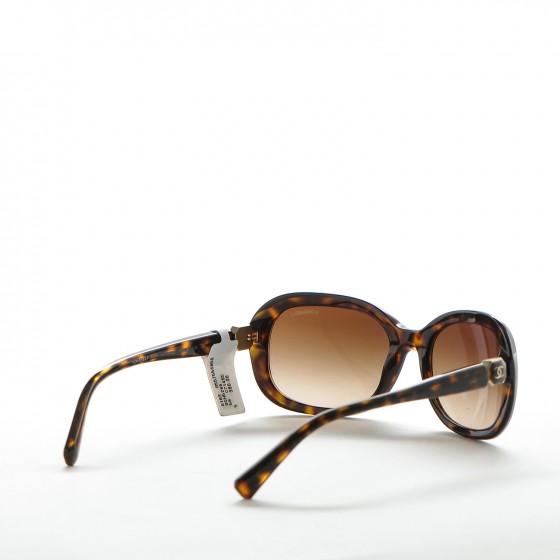 小物 CHANEL 5286-A Tortoise CC Logo Italy CHANEL 5286-A CC Logo Square Butterfly Sunglasses Tortoise