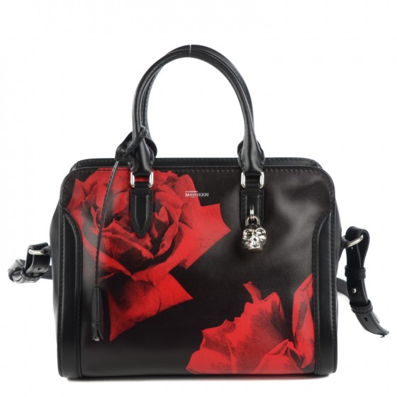 Alexander McQueen 黒 トートバッグ Alexander McQueen Black Nylon Graffiti Bundle Tote Bag