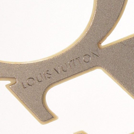 LOUIS VUITTON Swarovski Crystal Love LVoe Brooch 272697