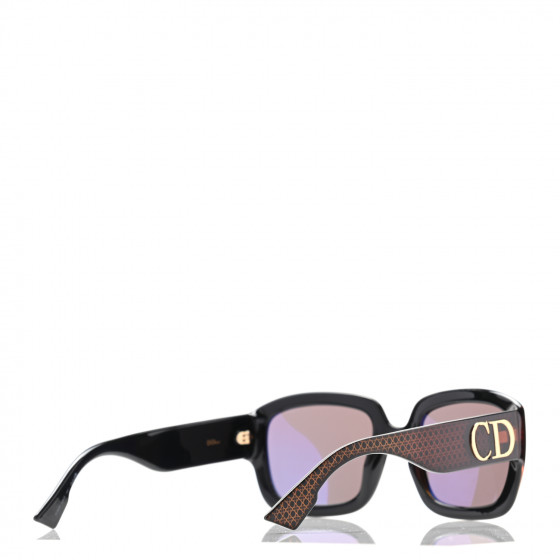 Christian Dior》 DarkBrown Sunglasses Christian Dior sunglasses brown translucent Rhinestone Logo